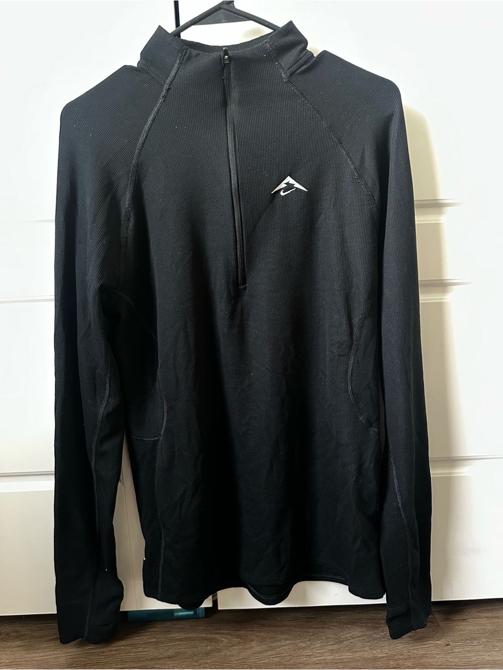Men’s Nike Trail Black Half-Zip Performance Pullover